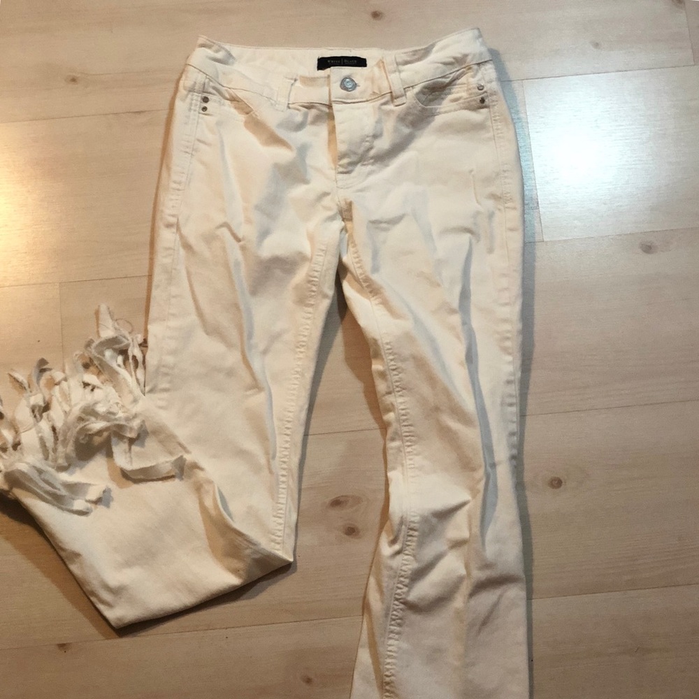 White jeans